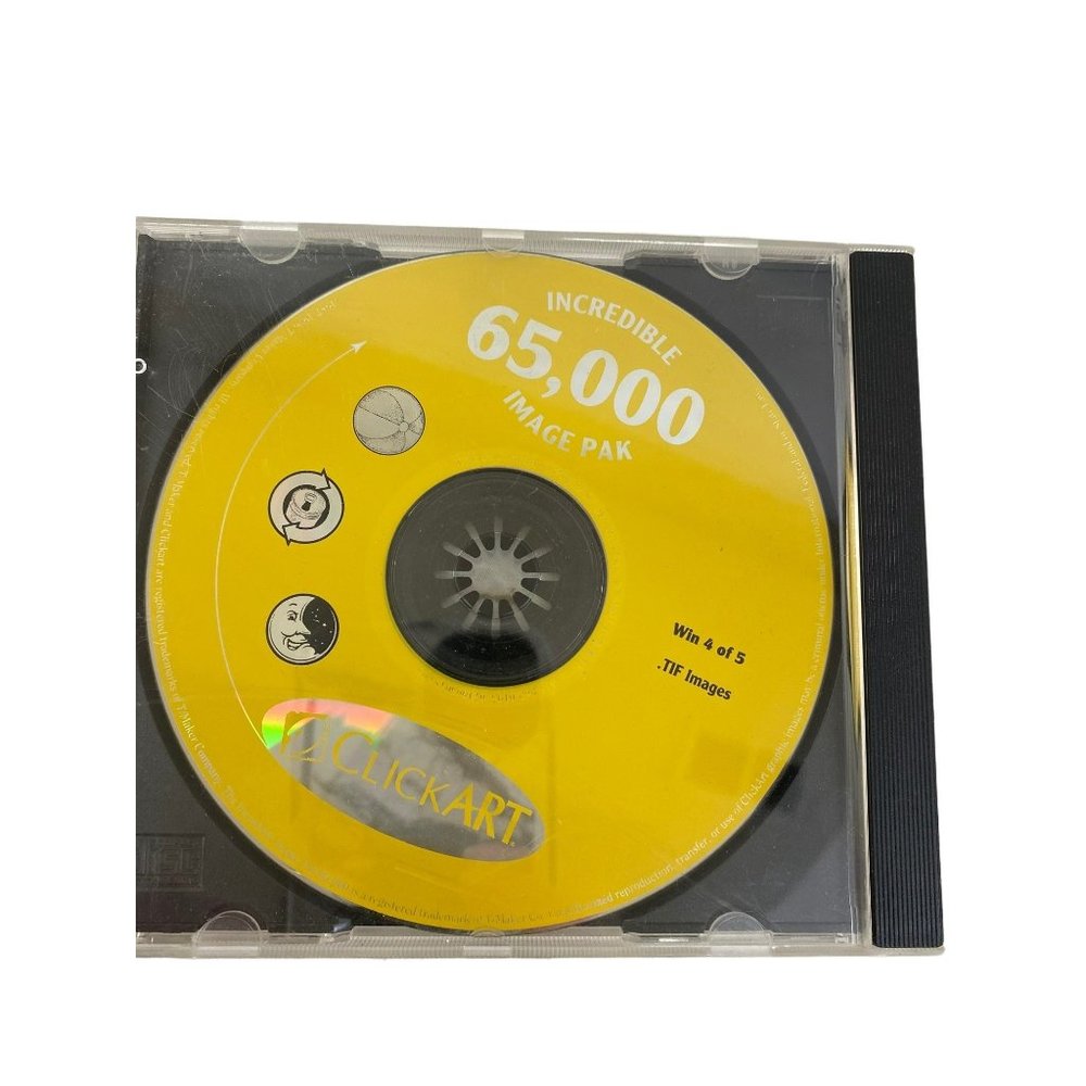 Vintage Click art 65,000 image pack windows 4/5 cd rom
